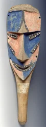 Máscara Tenon, de la Isla de Vao, Nueva Caledonia, siglos XI-XIX